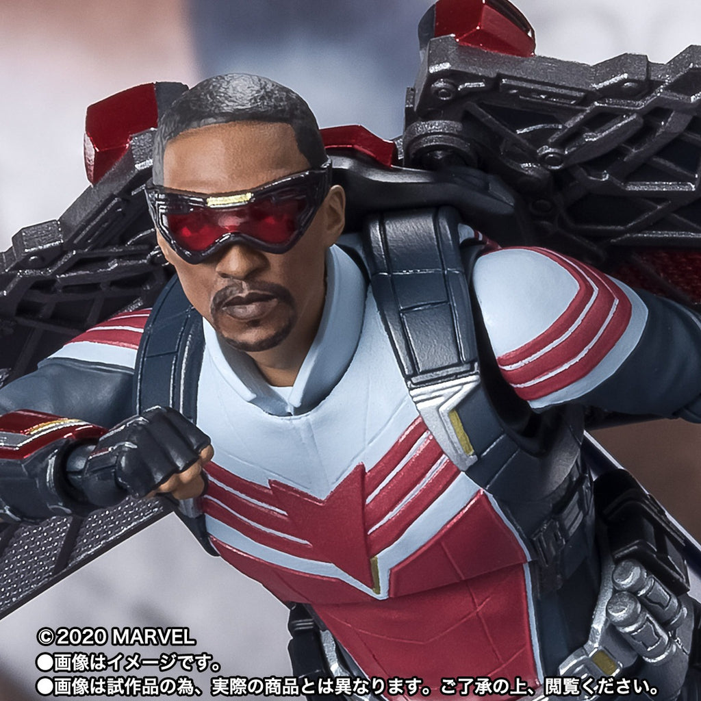 Figura Falcon - The Falcon and the Winter Soldier - S.H.Figuarts - Bandai