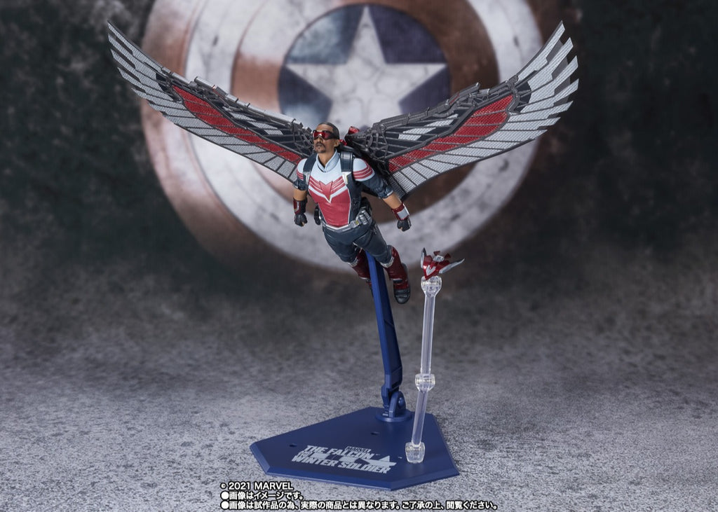 Figura Falcon - The Falcon and the Winter Soldier - S.H.Figuarts - Bandai