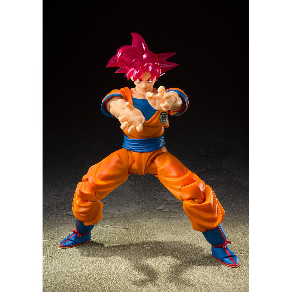 Figura Super Saiyan God Son Goku - Comic Con 2021 - Dragon  Ball - S.H.Figuarts - Bandai