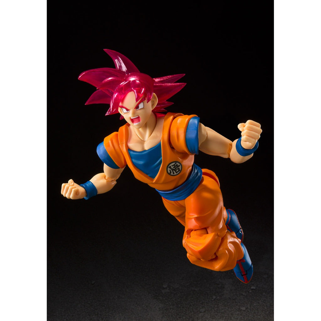 Figura Super Saiyan God Son Goku - Comic Con 2021 - Dragon  Ball - S.H.Figuarts - Bandai