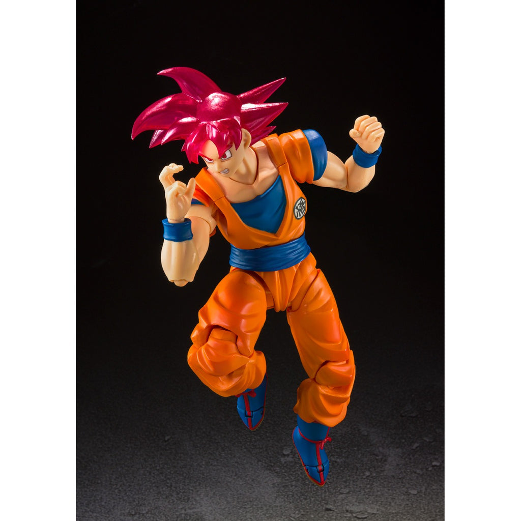 Figura Super Saiyan God Son Goku - Comic Con 2021 - Dragon  Ball - S.H.Figuarts - Bandai
