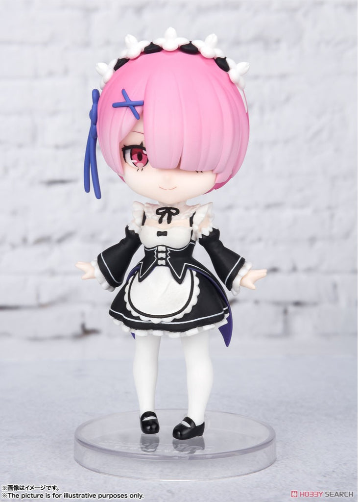 Figura Ram - Re Zero Starting Life in Another World - Figuarts Mini - Bandai