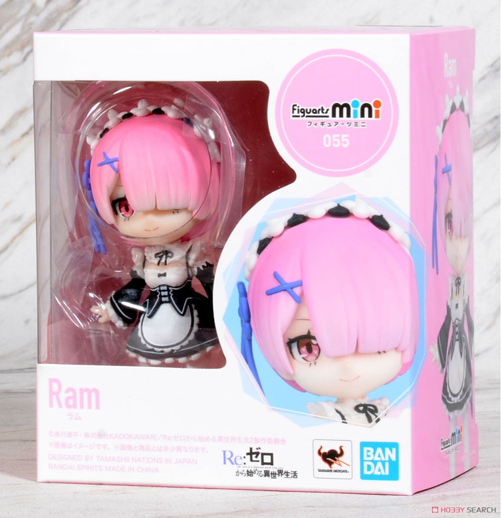 Figura Ram - Re Zero Starting Life in Another World - Figuarts Mini - Bandai