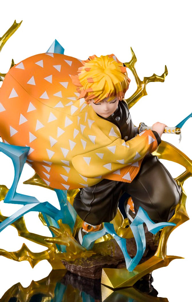 Estátua Zenitsu Agatsuma Thunderclap and Flash - Demon Slayer - Figuarts Zero - Bandai