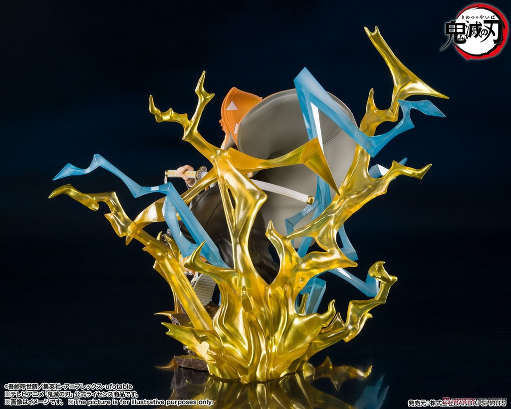 Estátua Zenitsu Agatsuma Thunderclap and Flash - Demon Slayer - Figuarts Zero - Bandai