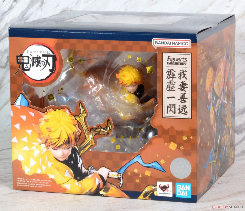 Estátua Zenitsu Agatsuma Thunderclap and Flash - Demon Slayer - Figuarts Zero - Bandai