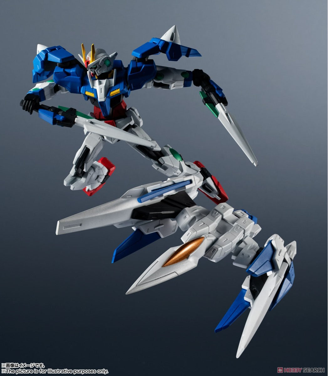 RG ガンプラ 3点セット 00 RAISER GUNDAM EXIA WING Figura GN-0000 and GNR-010 00 Raiser - Gundam Universe - Bandai