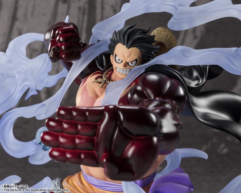 Estátua Luffy Gear 4 Battle of Monster on Onigashima Extra Battle - One Piece - Figuarts Zero - Bandai