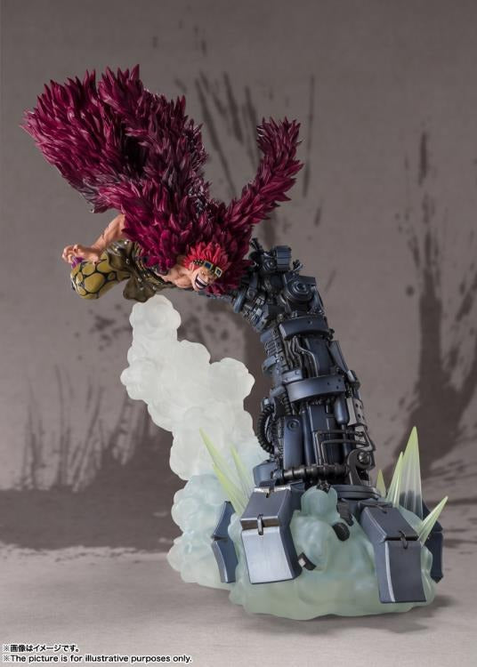 Estátua Eustass Kid Battle of Monster on Onigashima Extra Battle - One Piece - Figuarts Zero - Bandai