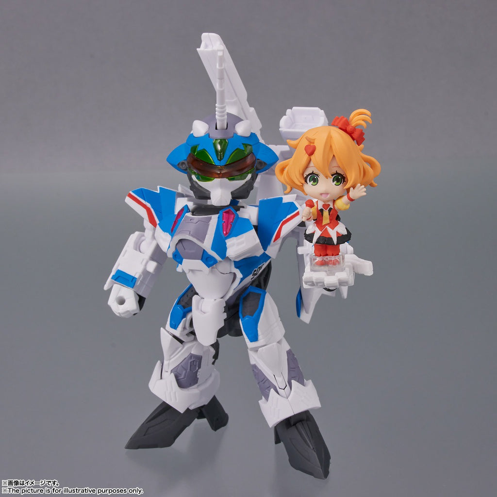 Figura VF-31J Siegried Hayate Immelmann Use With Freyja Wion - Macross F. - Tiny Session - Bandai