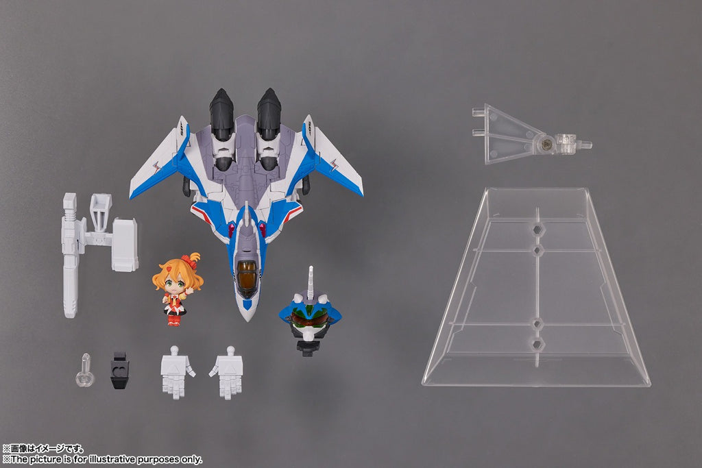 Figura VF-31J Siegried Hayate Immelmann Use With Freyja Wion - Macross F. - Tiny Session - Bandai