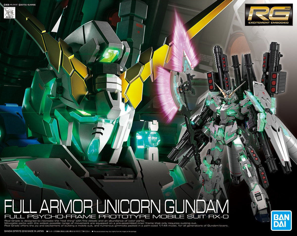 ロボット RG FULL ARMOR UNICORN GUNDAM 1/144 Full Armor Unicorn Gundam - Gundam - RG 1/144 - Bandai – Iron