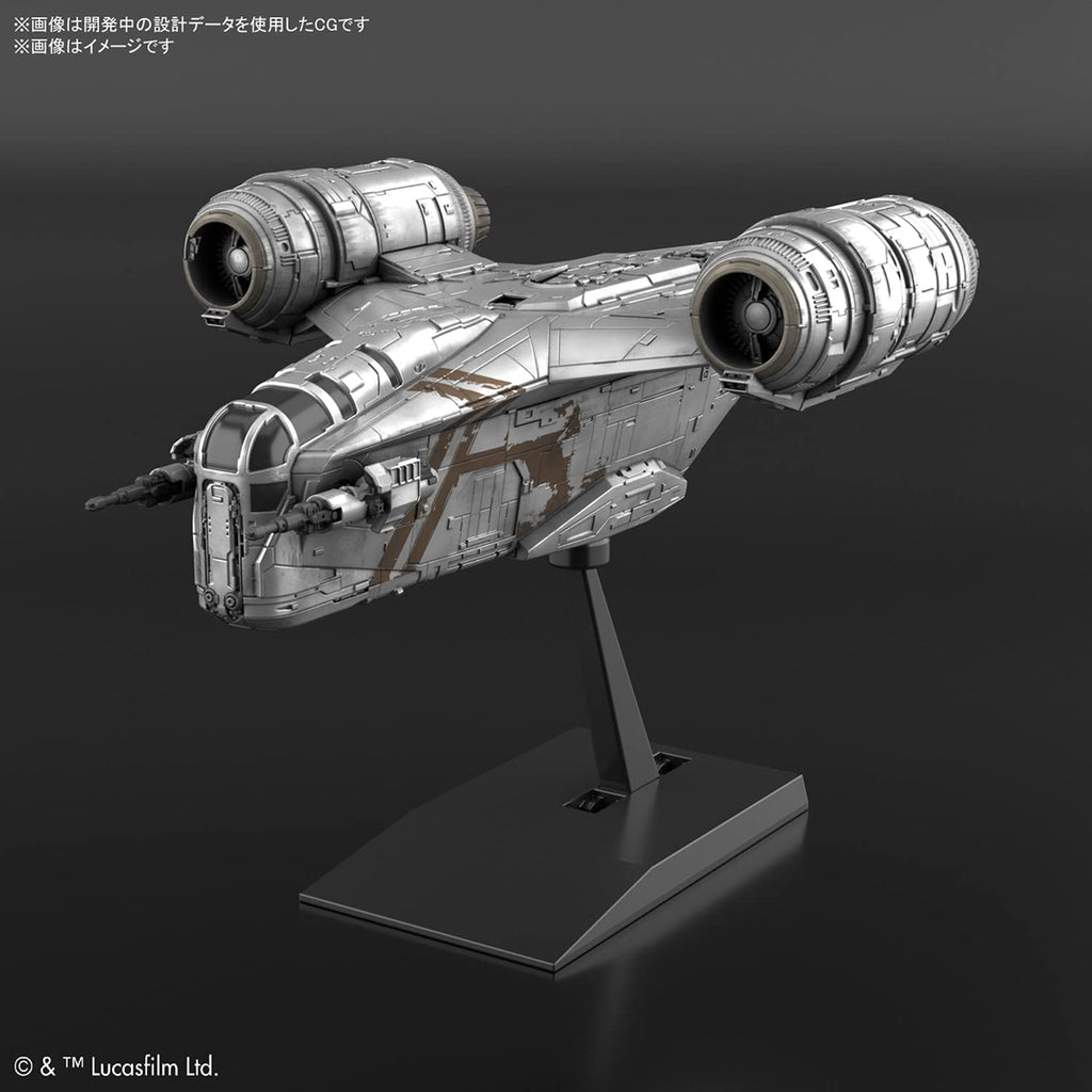 Vehicle Razor Crest Silver Coating Ver - The Mandalorian - Model Kit - Bandai