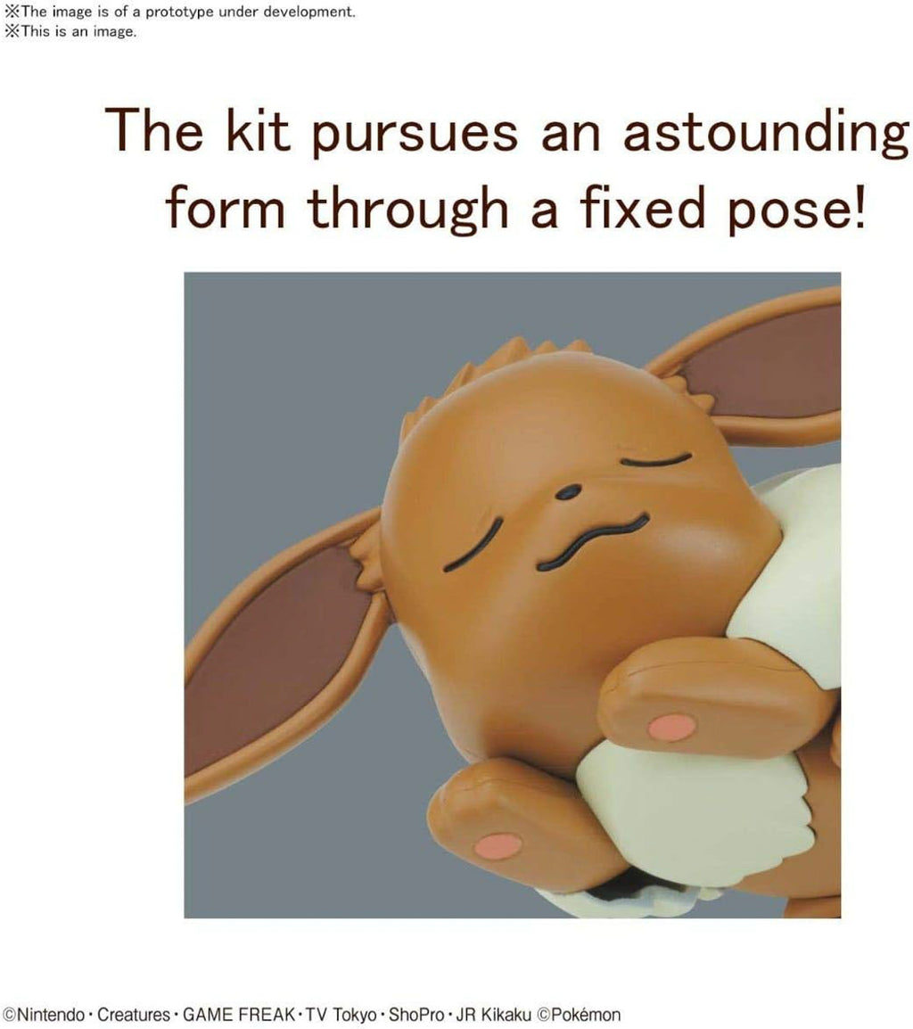 Eevee Goodnight Pose - Pokemon - Quick Model Kit - Bandai