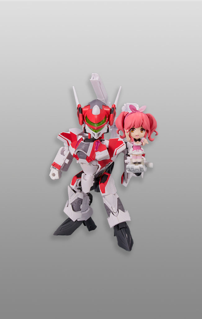 Figura VF-31C Siegfriend Mirage Farina Jenius Use With Makina Nakajima - Macross F. - Tiny Session - Bandai