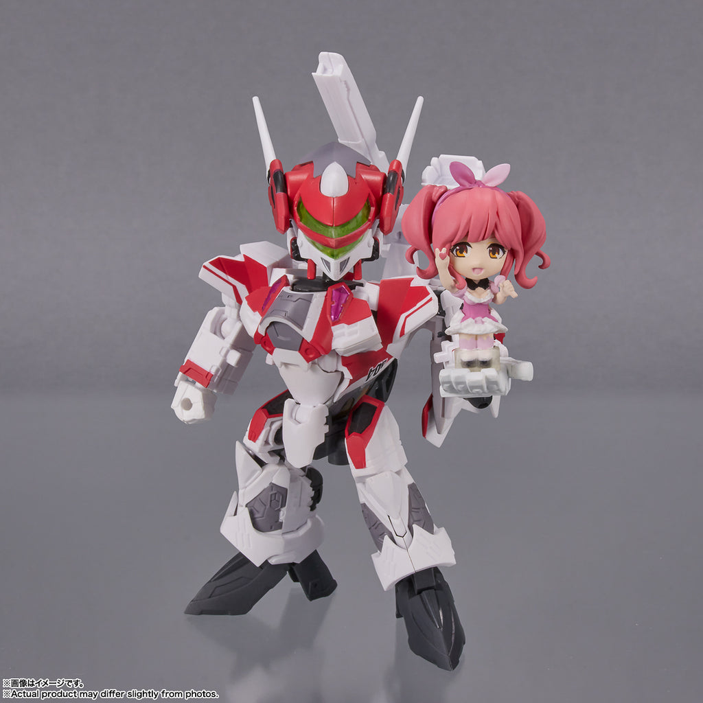 Figura VF-31C Siegfriend Mirage Farina Jenius Use With Makina Nakajima - Macross F. - Tiny Session - Bandai