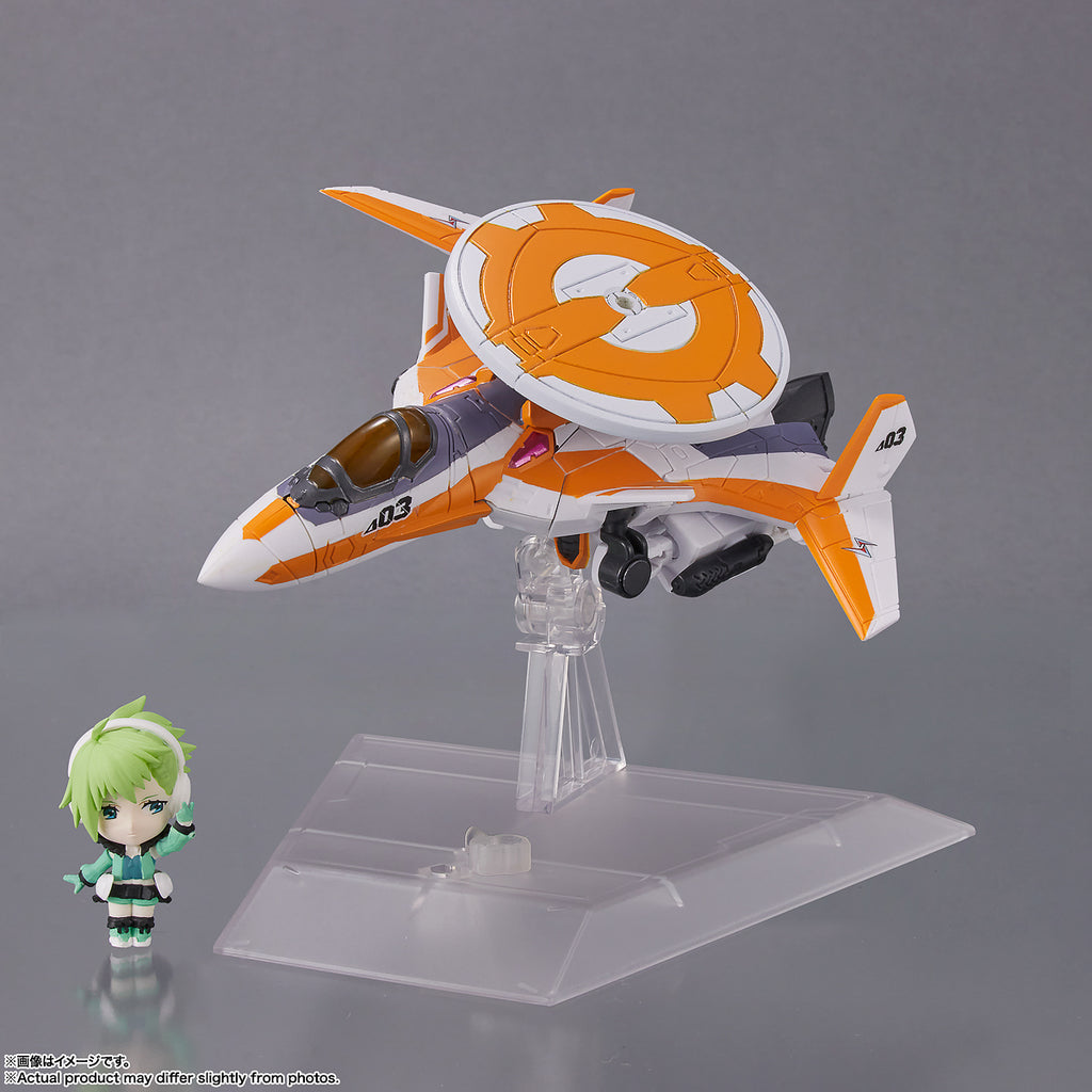 Figura VF-31E Siegfriend Chuck Mustang Use With Reina Prowler - Macross F. - Tiny Session - Bandai