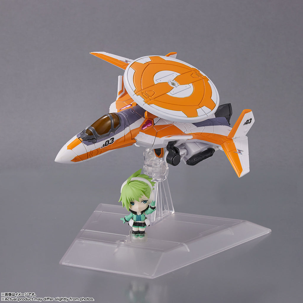 Figura VF-31E Siegfriend Chuck Mustang Use With Reina Prowler - Macross F. - Tiny Session - Bandai