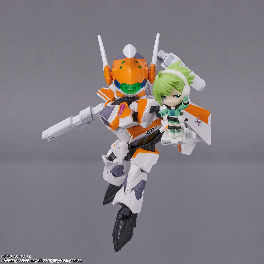 Figura VF-31E Siegfriend Chuck Mustang Use With Reina Prowler - Macross F. - Tiny Session - Bandai