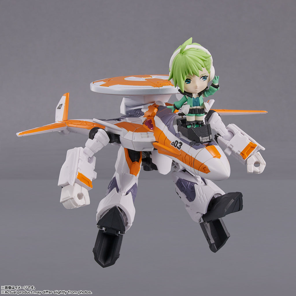 Figura VF-31E Siegfriend Chuck Mustang Use With Reina Prowler - Macross F. - Tiny Session - Bandai