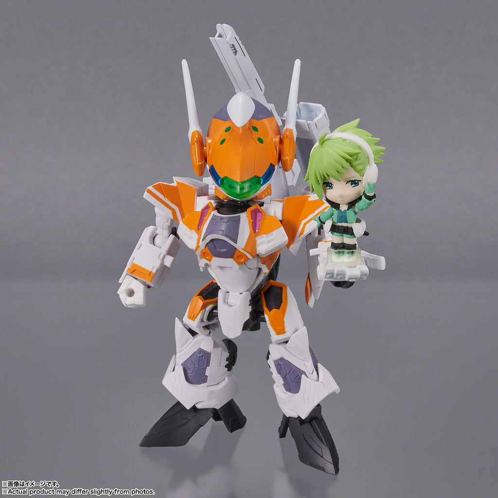 Figura VF-31E Siegfriend Chuck Mustang Use With Reina Prowler - Macross F. - Tiny Session - Bandai