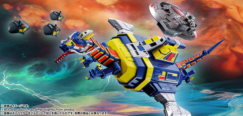 Figura GX-106 Denshi Seijyu Dol and Guillan Enban - Space Sheriff Gavan - Soul of Chogokin - Bandai