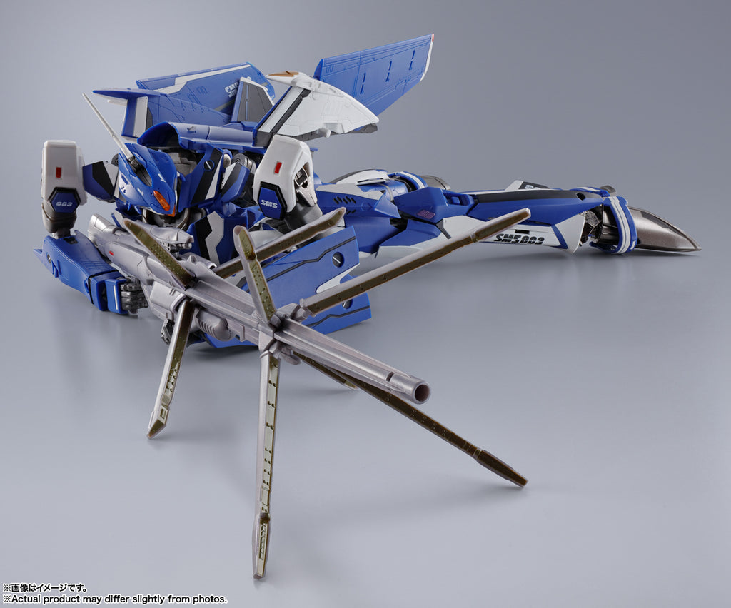 Figura VF-25G Super Messiah Valkyrie Michael Blanc Use Revival Ver - Macross Frontier - DX Chogokin - Bandai