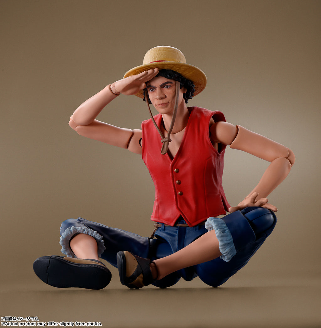 Figura Monkey D. Luffy - Netflix Serie One Piece - S.H.Figuarts - Bandai