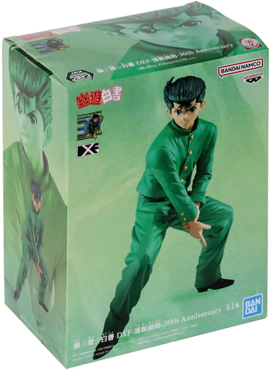 Estátua Yusuke Urameshi 30th Anniversary - Yu Yu Hakusho - DFX - BANPRESTO - BANDAI