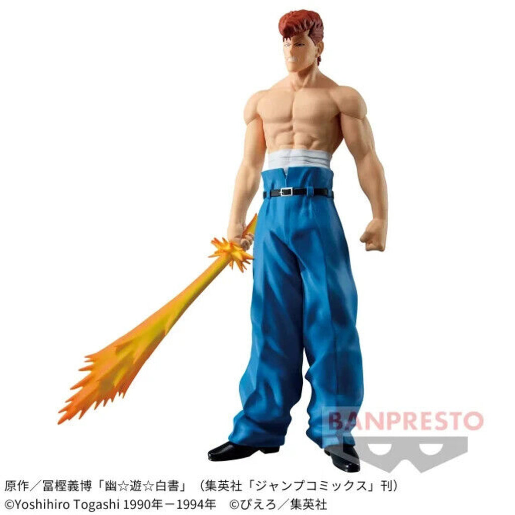 Estátua Kazuma Kuwabara 30th Anniversary - Yu Yu Hakusho - DFX - BANPRESTO - BANDAI