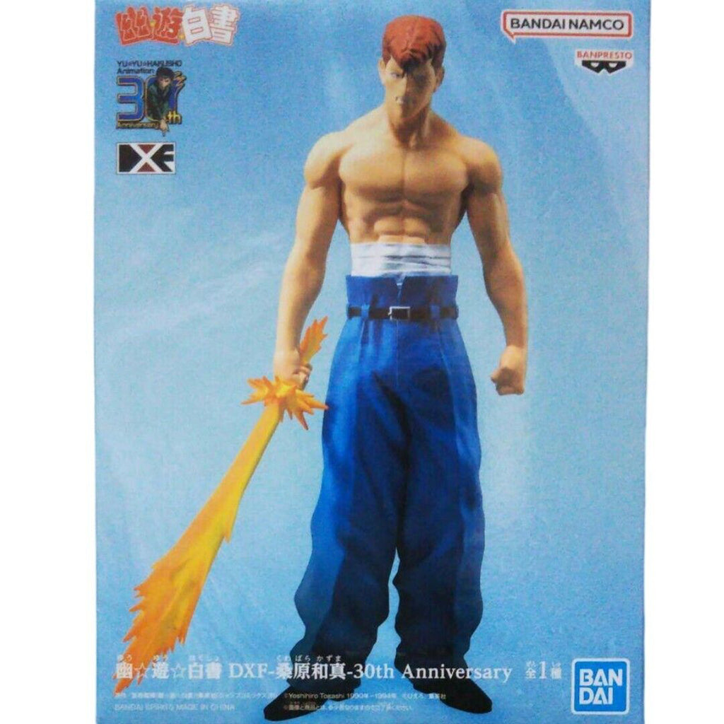 Estátua Kazuma Kuwabara 30th Anniversary - Yu Yu Hakusho - DFX - BANPRESTO - BANDAI