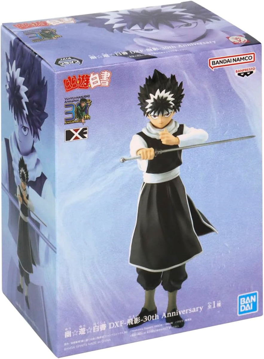 Estátua Hiei 30th Anniversary - Yu Yu Hakusho - DFX - Banpresto - Bandai