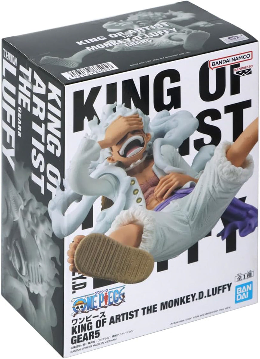 Estátua Monkey D. Luffy Gear 5 - One Piece - King of Artist - BANPRESTO - Bandai
