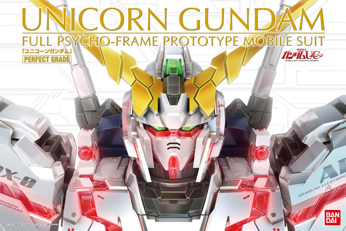 PG RX-0 UNICORN GUNDAM　ユニコーンガンダム RX-0 Unicorn Gundam - Gundam - PG 1/60 - Bandai – Iron Studios Brasil