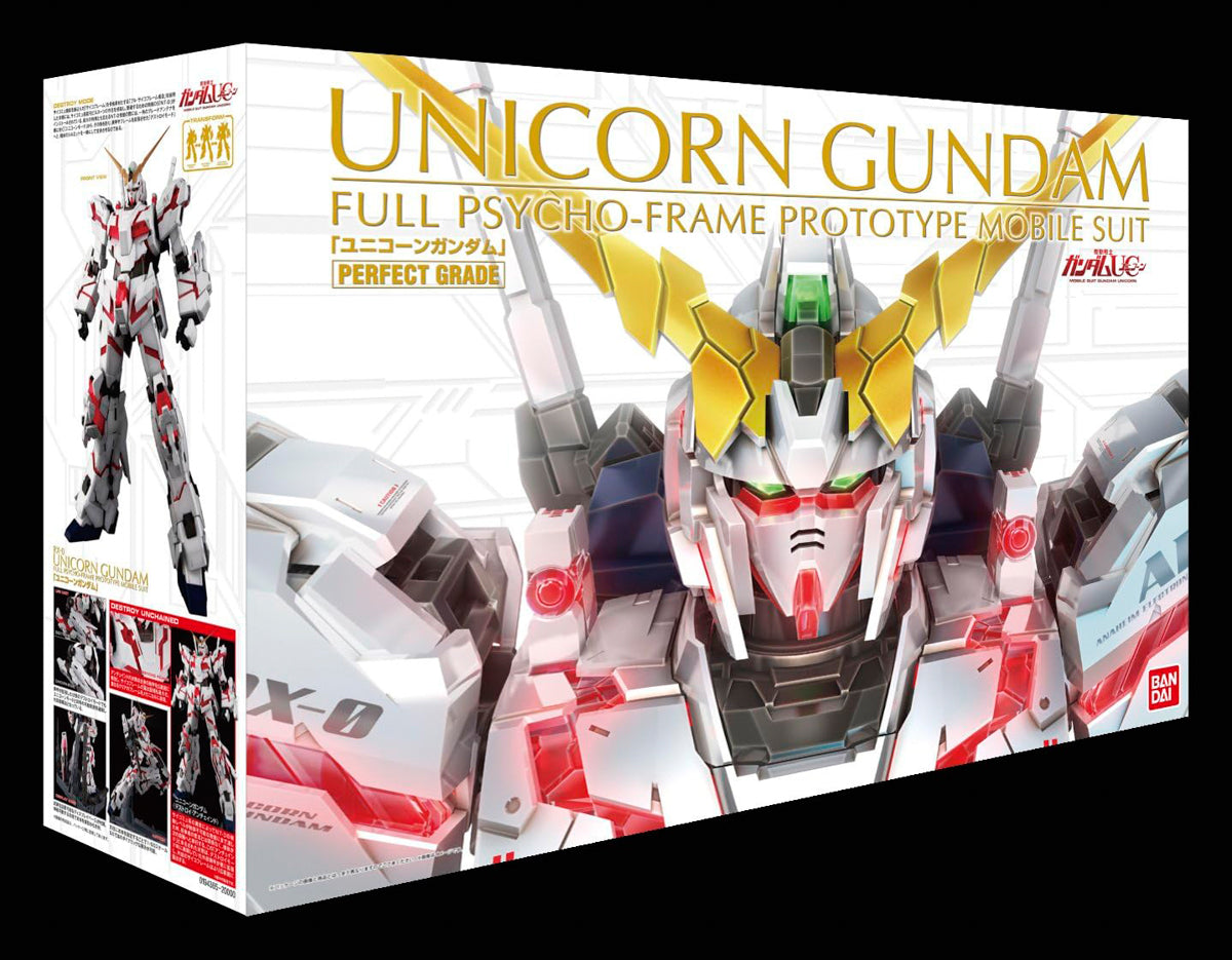 PG RX-0 UNICORN GUNDAM　ユニコーンガンダム RX-0 Unicorn Gundam - Gundam - PG 1/60 - Bandai – Iron Studios Brasil