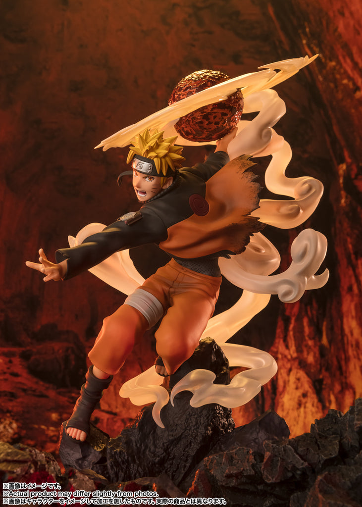 Figura Naruto Uzumaki Sage Art Lava Release Rasenshuriken Extra Battle - Naruto Shippuden - Figuarts Zero - Bandai