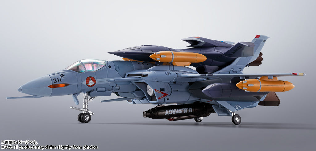 Figura VF-0A Phoenix Shin Kudo Use and QF-2200D-B Ghost - Macross Zero - Hi Metal R - Bandai