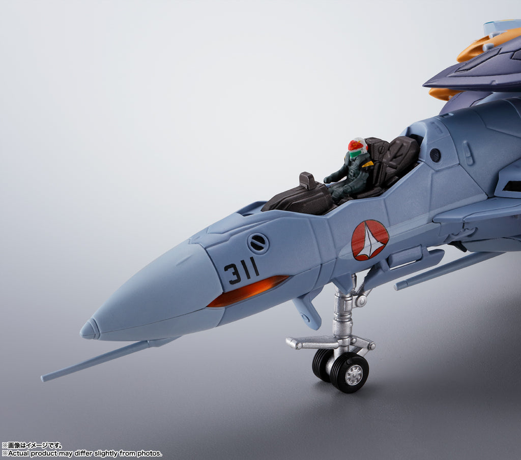 Figura VF-0A Phoenix Shin Kudo Use and QF-2200D-B Ghost - Macross Zero - Hi Metal R - Bandai