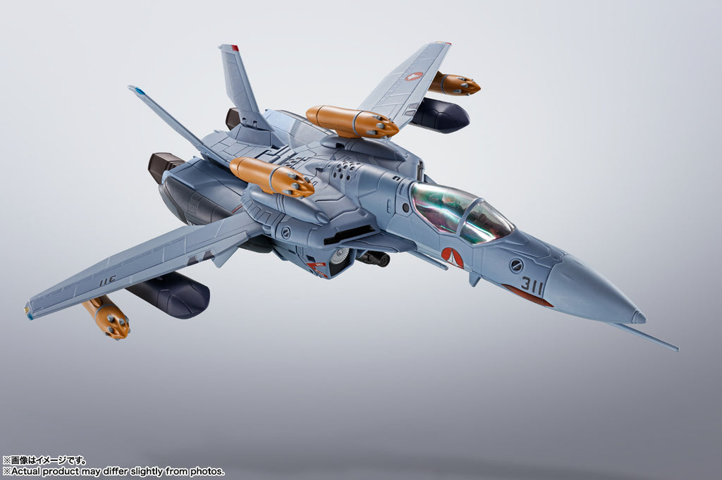Figura VF-0A Phoenix Shin Kudo Use and QF-2200D-B Ghost - Macross Zero - Hi Metal R - Bandai