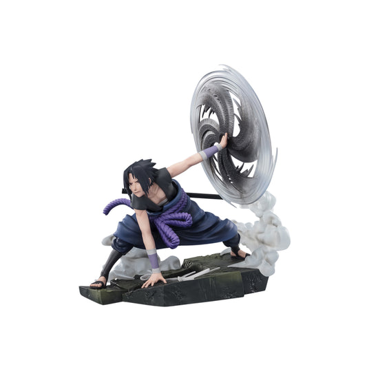 Estátua Sasuke Uchiha The Light and Dark of The Mangekyo Sharingan - Naruto Shippuden - Figuarts Zero - Bandai