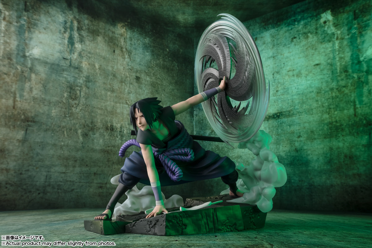 Estátua Sasuke Uchiha The Light and Dark of The Mangekyo Sharingan