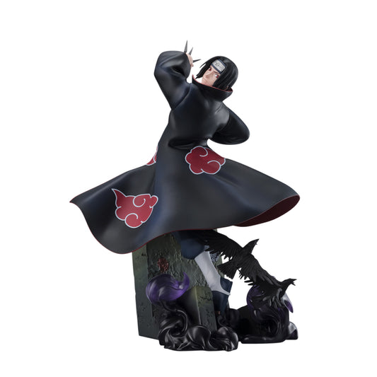 Estátua Itachi Uchiha The Light and Dark of The Mangekyo Sharingan - Naruto Shippuden - Figuarts Zero - Bandai