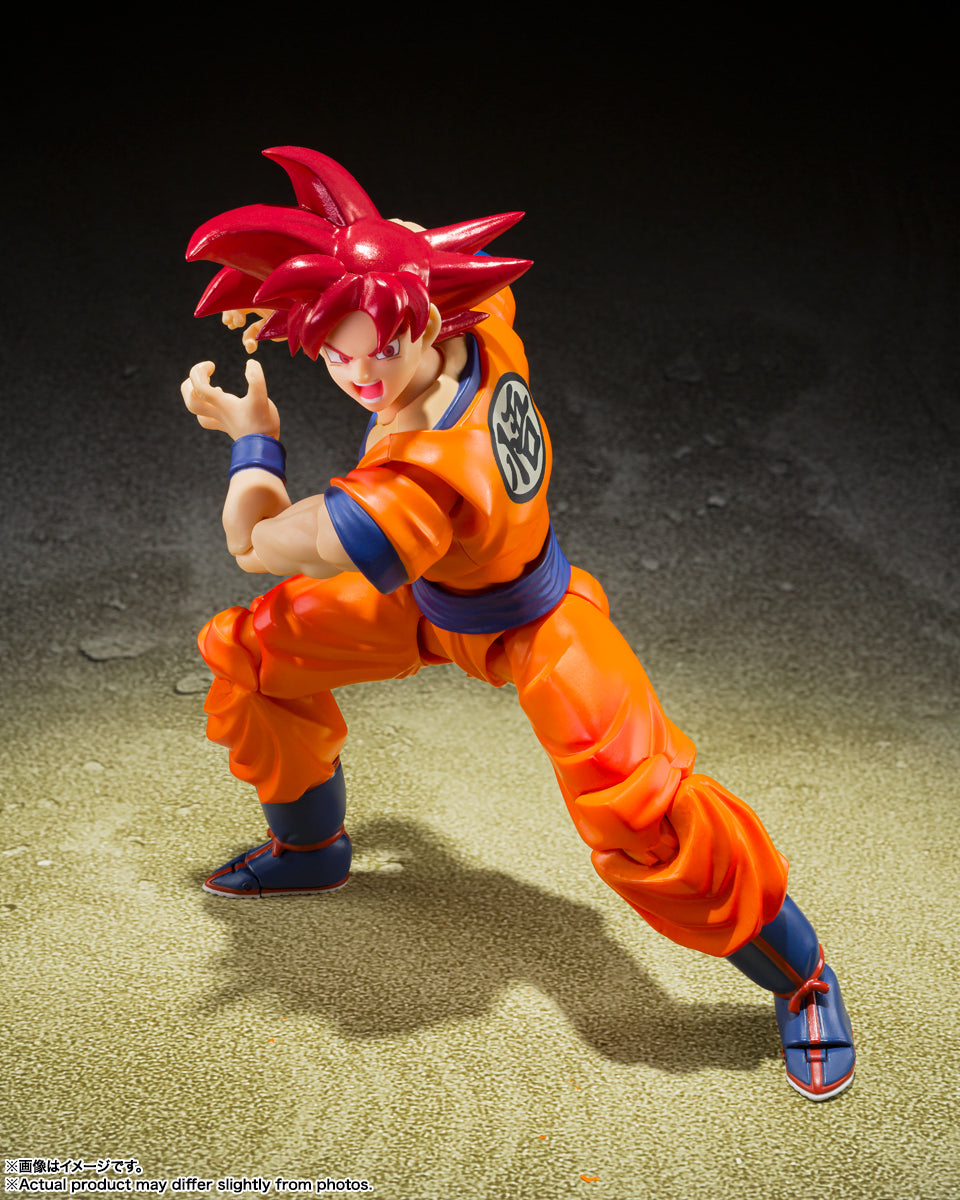 Figura Super Saiyan God Son Goku Instilled With The Light of Righteous Hearts - Dragon Ball Super - S.H.Figuarts - Bandai