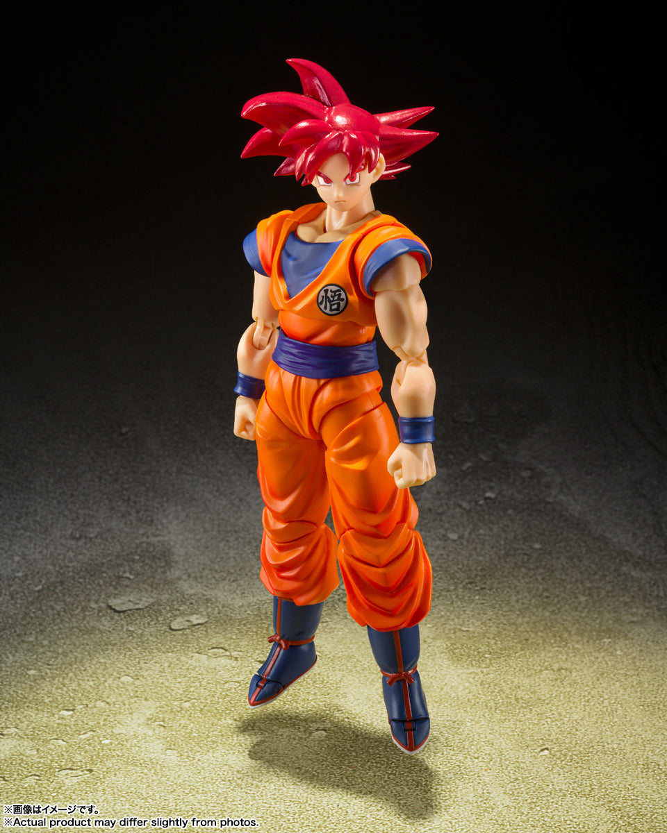 Figura Super Saiyan God Son Goku Instilled With The Light of Righteous Hearts - Dragon Ball Super - S.H.Figuarts - Bandai
