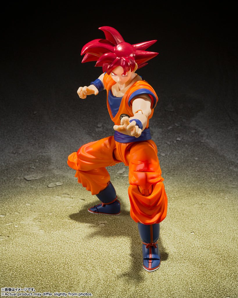 Figura Super Saiyan God Son Goku Instilled With The Light of Righteous Hearts - Dragon Ball Super - S.H.Figuarts - Bandai