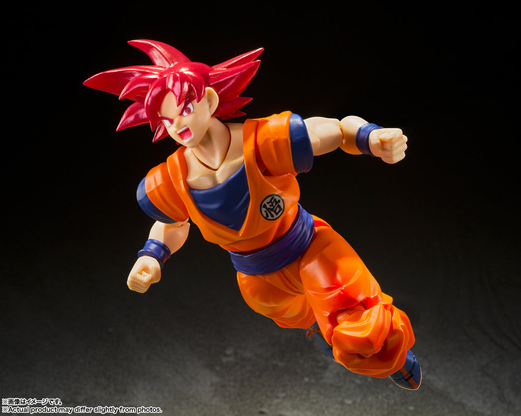 Figura Super Saiyan God Son Goku Instilled With The Light of Righteous Hearts - Dragon Ball Super - S.H.Figuarts - Bandai
