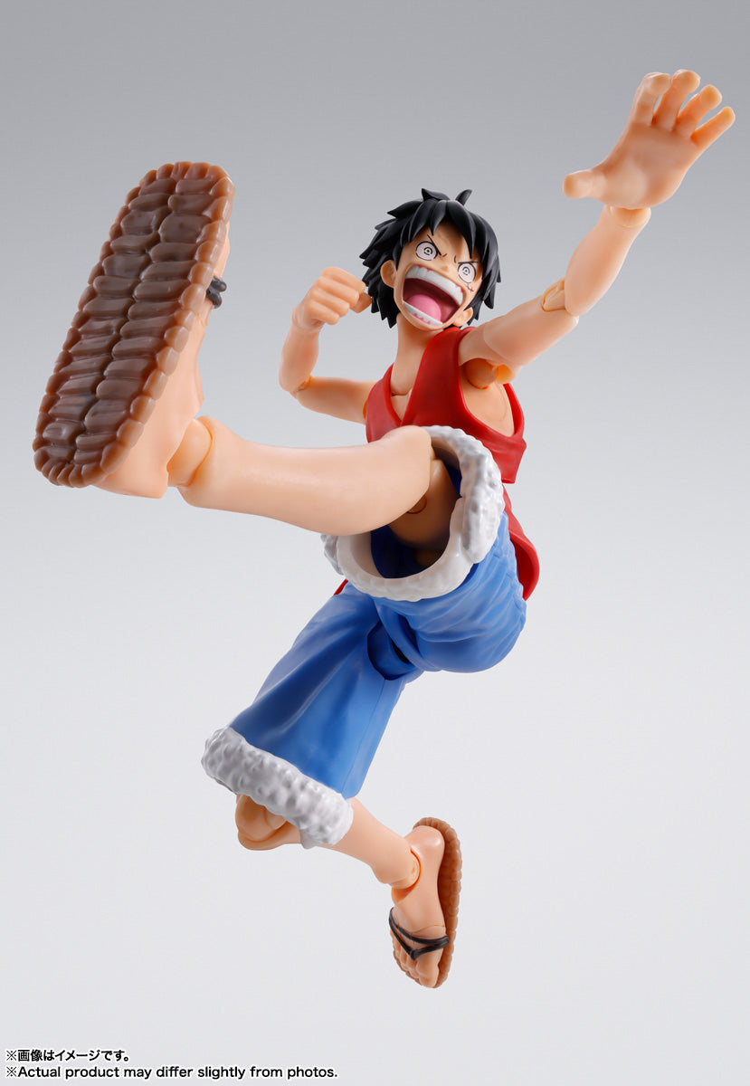 Figura Monkey D Luffy Romance Dawn - One Piece - S.H.Figuarts - Bandai