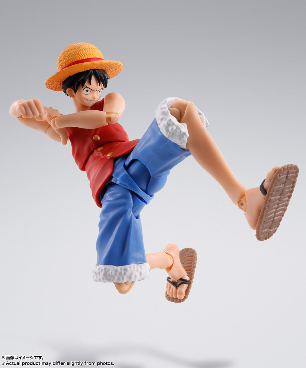 Figura Monkey D Luffy Romance Dawn - One Piece - S.H.Figuarts - Bandai