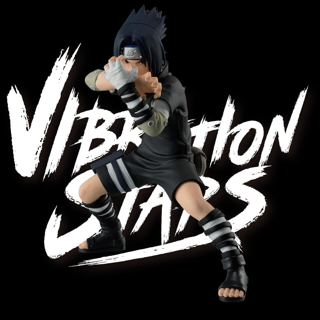 Estátua Uchiha Sasuke III - Naruto - Vibration Stars - Banpresto - Bandai