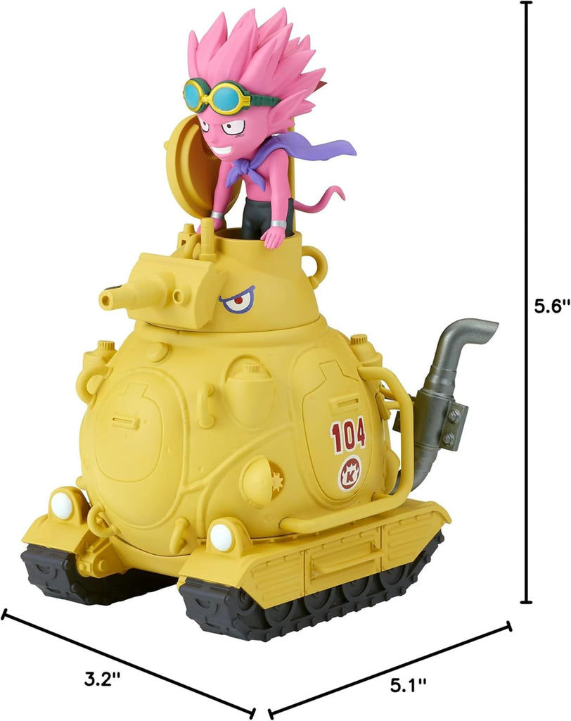 Estátua Sand Land Royal Army Tank Corps no. 104 - Sand Land - Mega World Collectable - Banpresto - Bandai